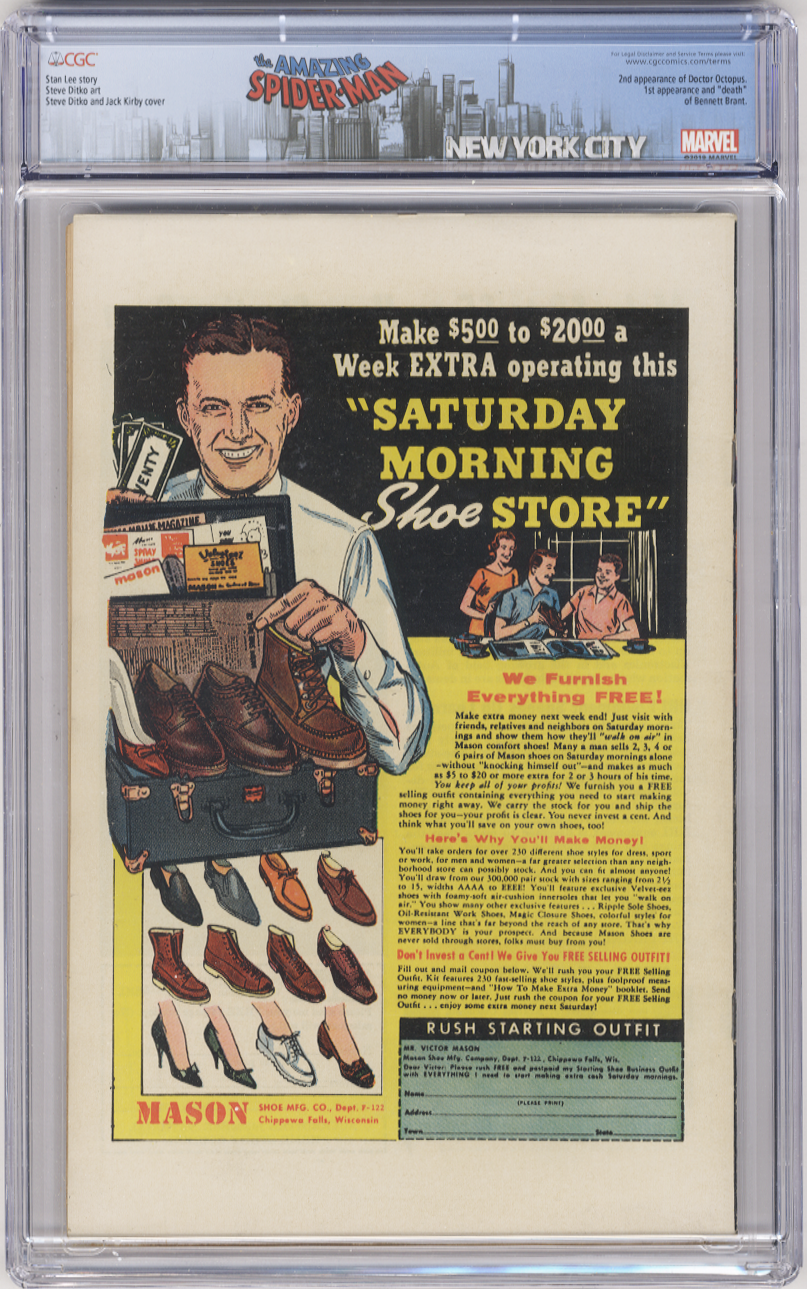 Amazing Spiderman Vol 1 Issue 11 CGC 5.5