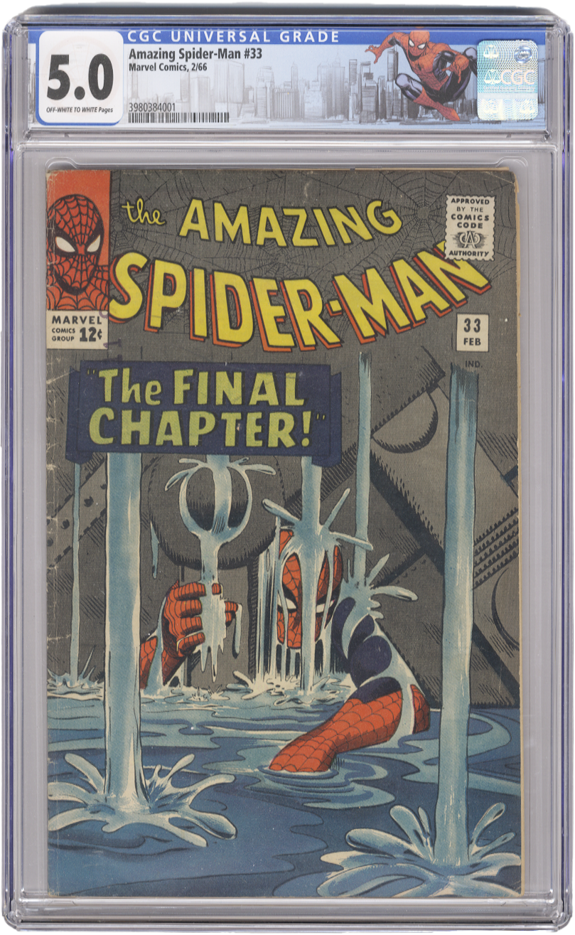 Amazing Spiderman Vol 1 Issue 33 CGC 5.0