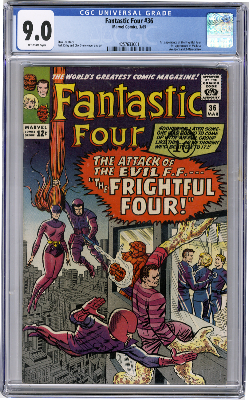 Fantastic Four Volume 1 Issue 36 CGC 9.0
