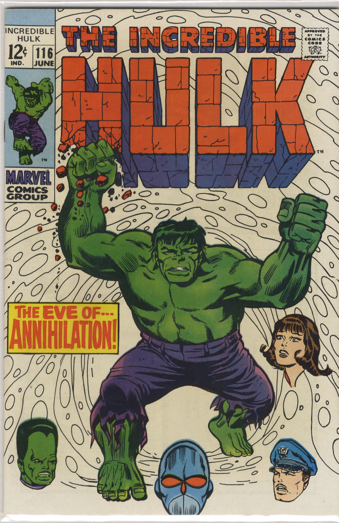 Incredible Hulk Vol 1 Issue 116 FN