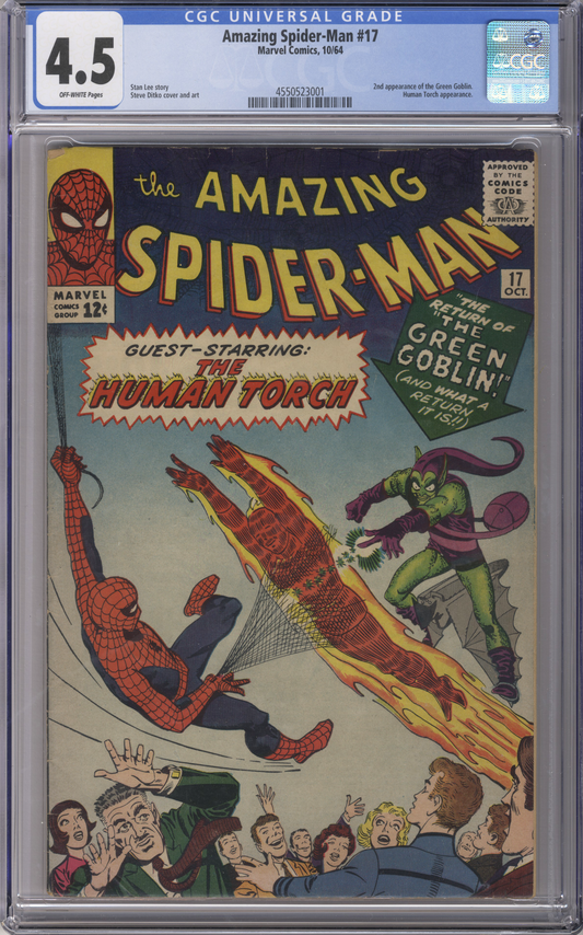 Amazing Spiderman Vol 1 Issue 17 CGC 4.5