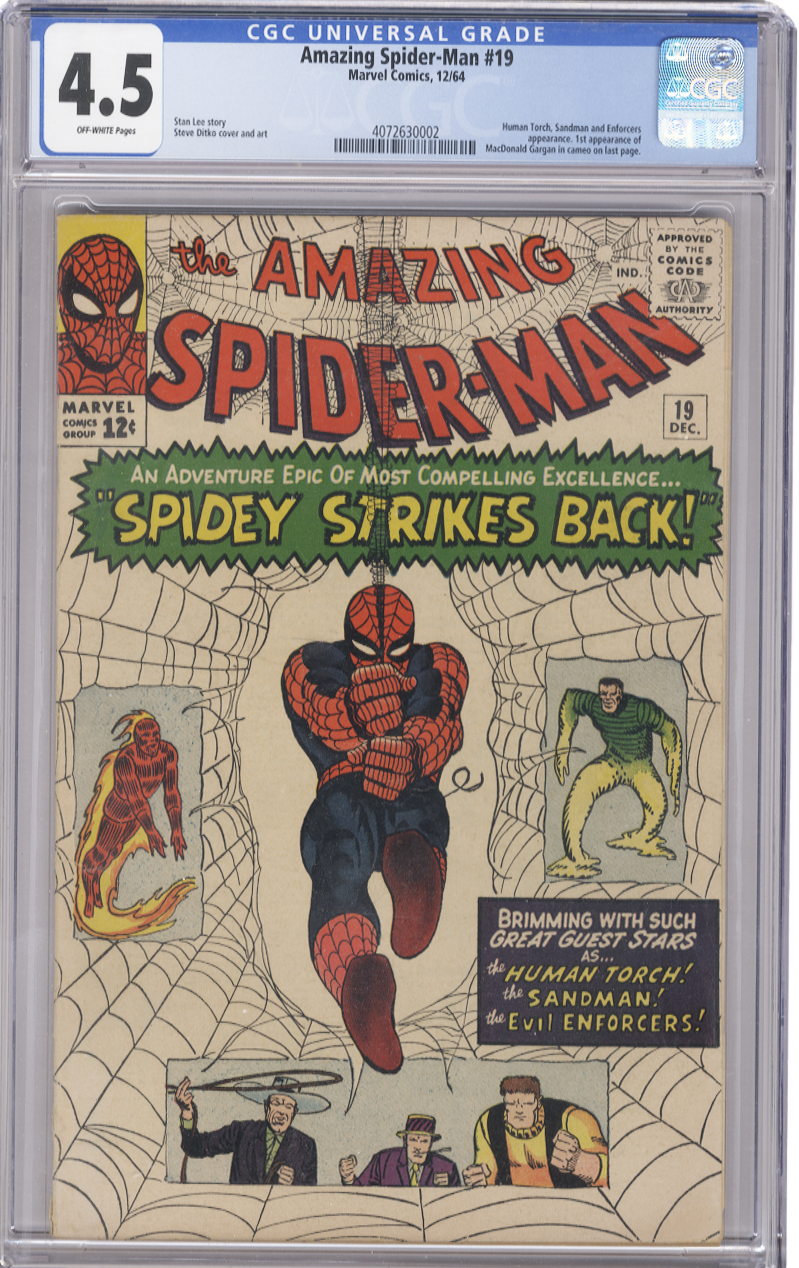 Amazing Spiderman Vol 1 Issue 19 CGC 4.5