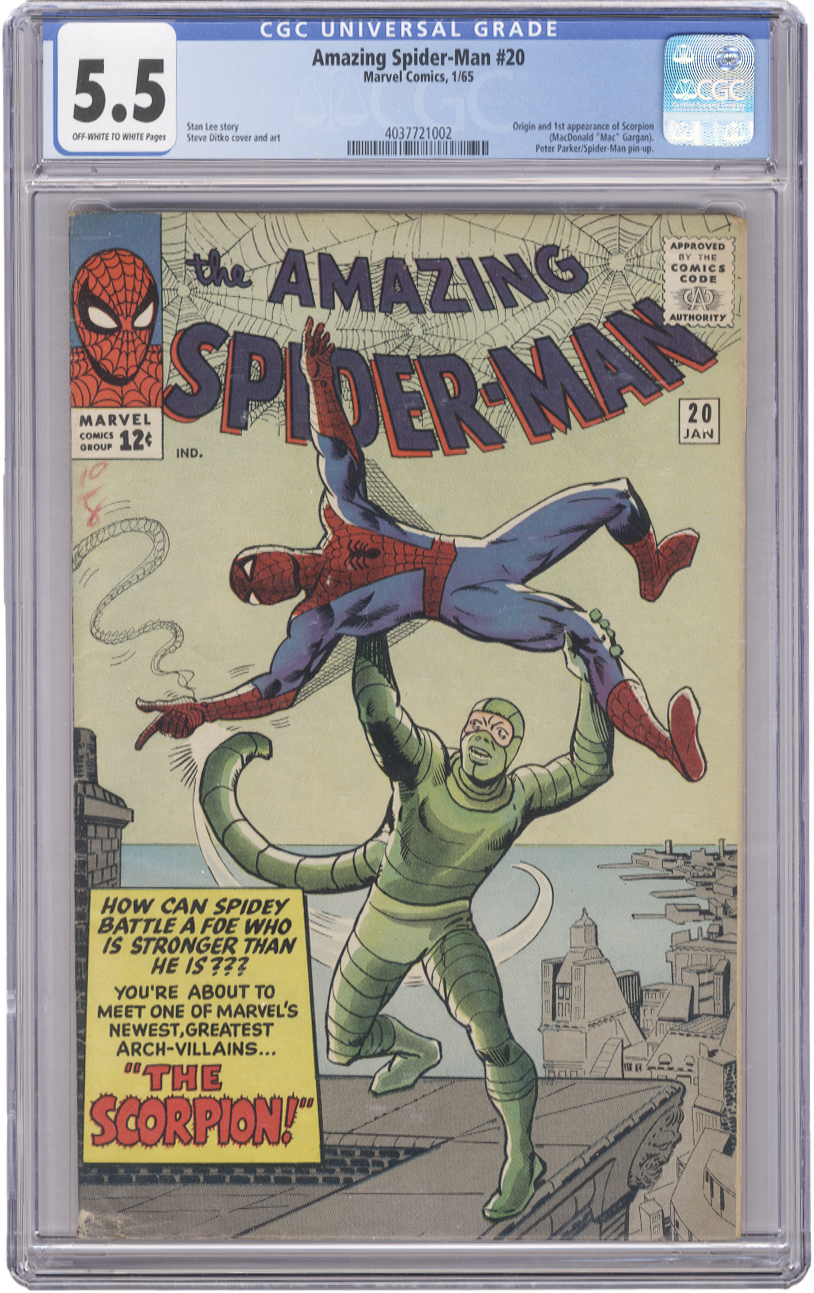 Amazing Spiderman Vol 1 Issue 20 CGC 5.5