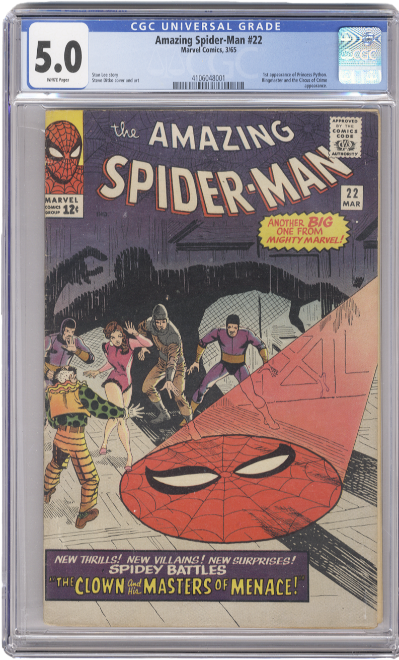 Amazing Spiderman Vol 1 Issue 22 CGC 5.0