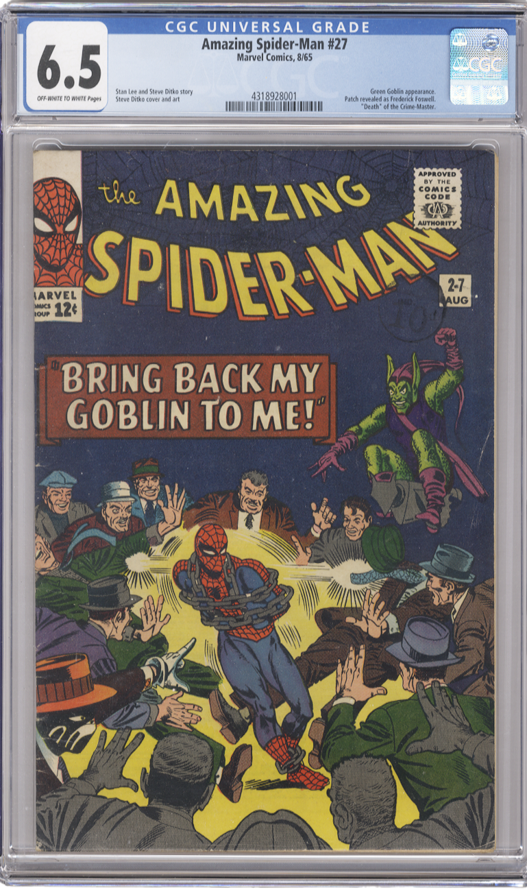 Amazing Spiderman Vol 1 Issue 27 CGC 6.5