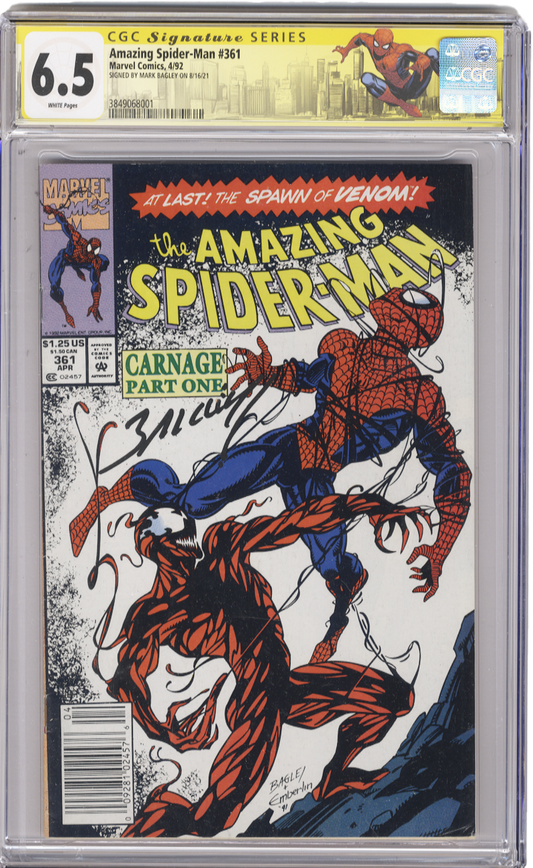 Amazing Spiderman Vol 1 Issue 361 GCG 6.5 (Signature Series)