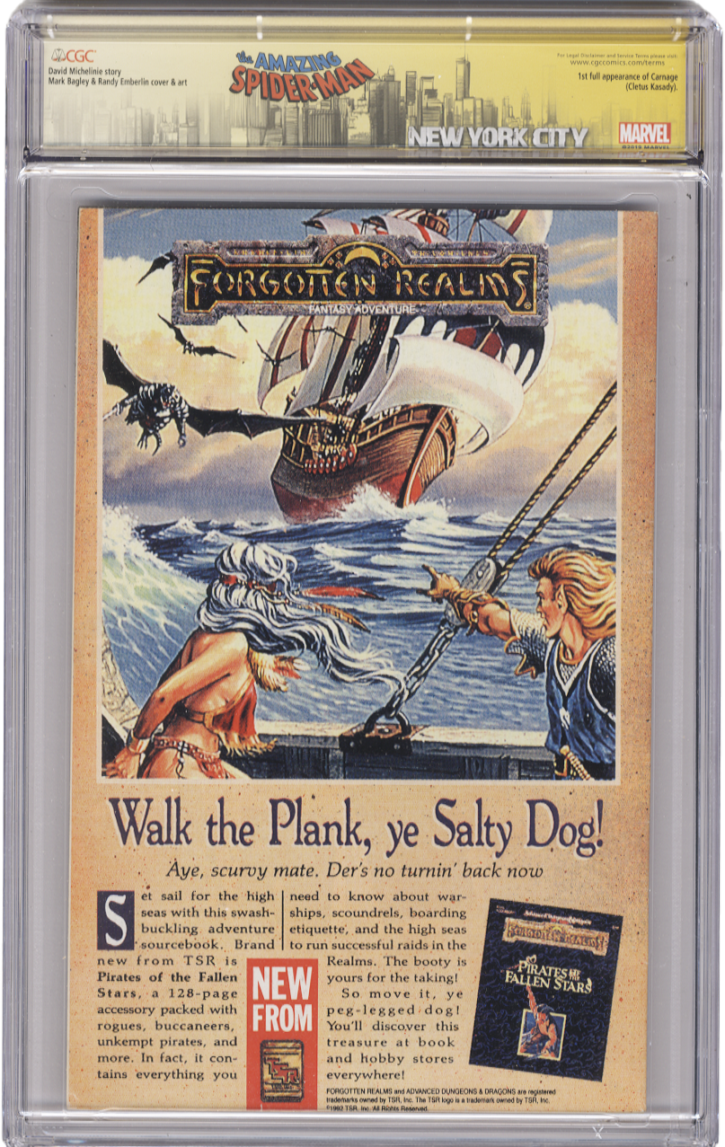 Amazing Spiderman Vol 1 Issue 361 GCG 6.5 (Signature Series)