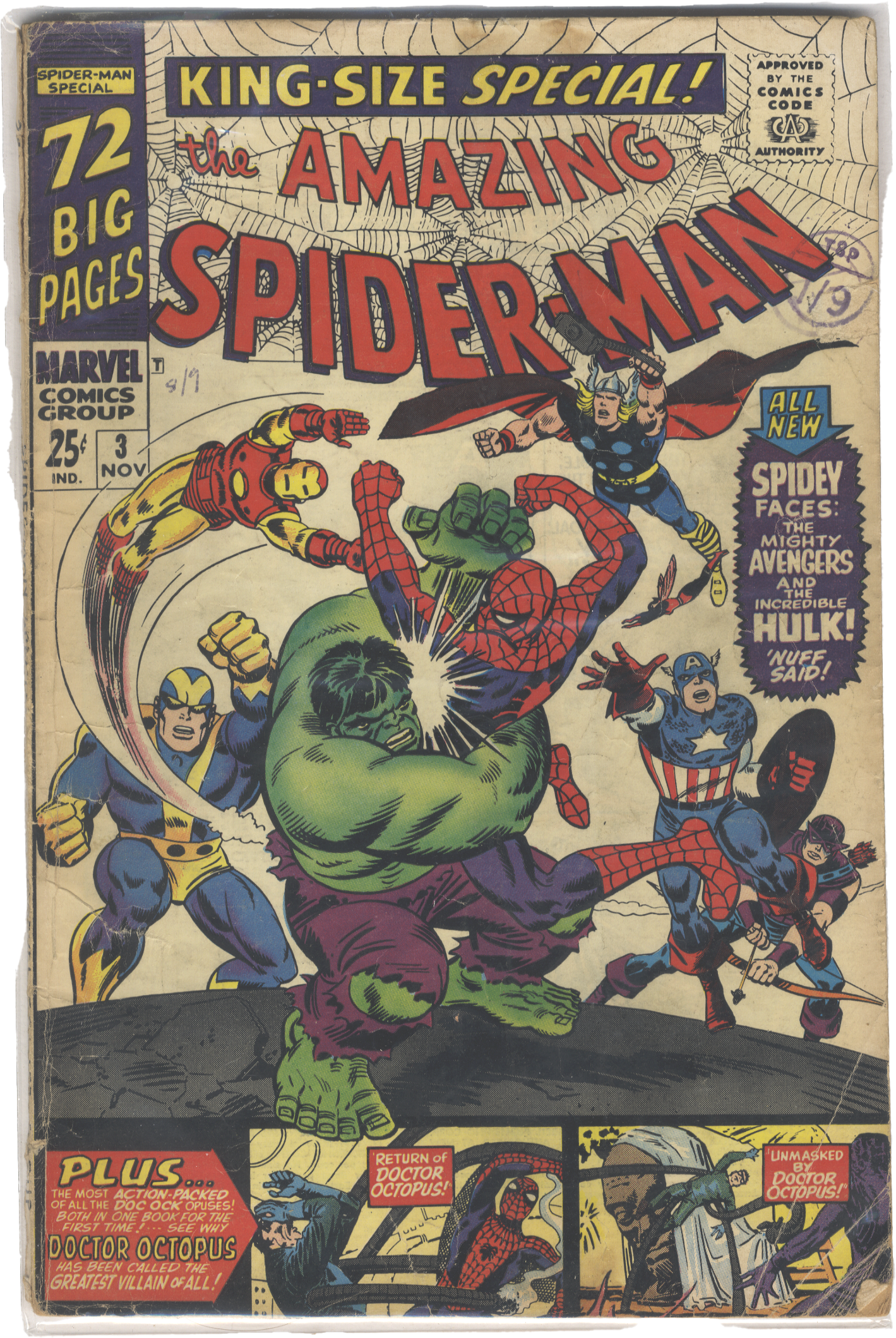 Amazing Spiderman Annual Vol 1 Issue 3 VG