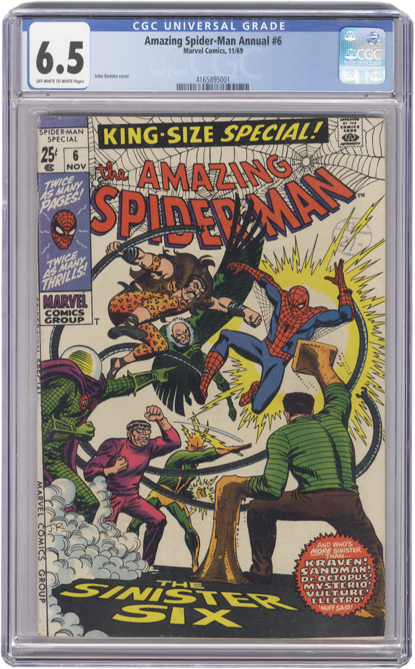 The Amazing Spider-Man, Vol. 1 Annual 6 CGC 6.5