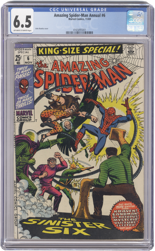 The Amazing Spider-Man, Vol. 1 Annual 6 CGC 6.5