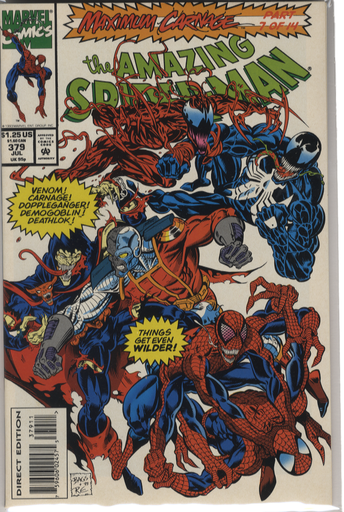 Amazing Spiderman Vol 1 Issue 379 VFN
