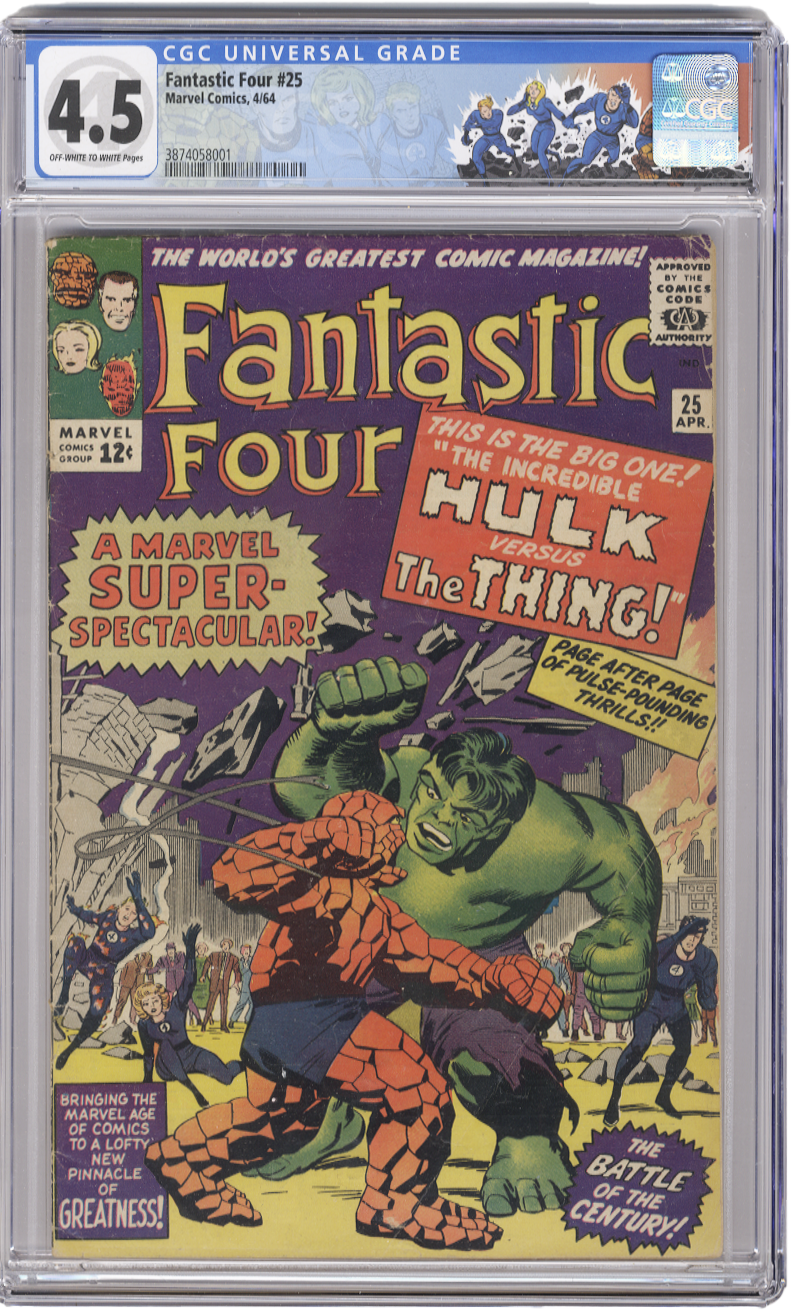 Fantastic Four Volume 1 Issue 25 CGC 4.5