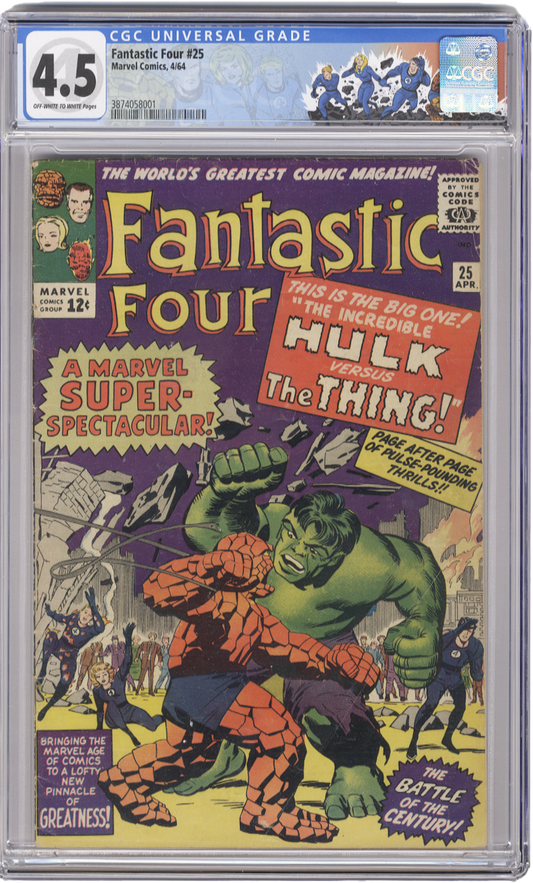 Fantastic Four Volume 1 Issue 25 CGC 4.5