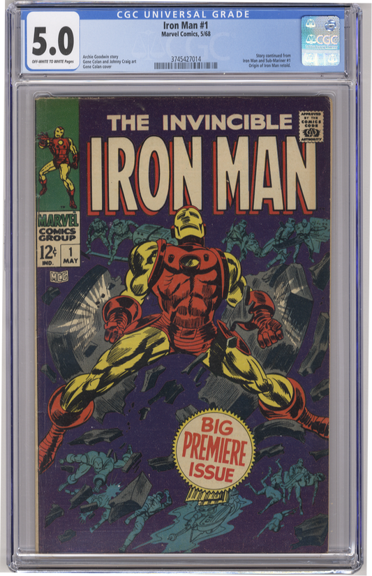 Invincible Iron Man Vol 1 Issue 1 CGC 5.0