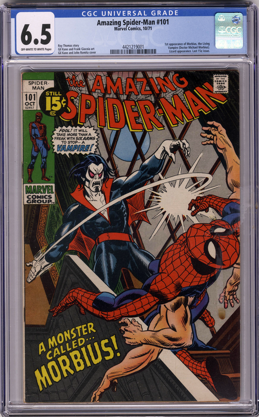 Amazing Spiderman Vol 1 Issue 101 CGC 6.5