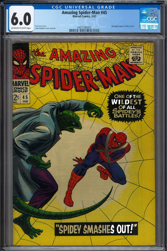 Amazing Spiderman Vol 1 Issue 45 CGC 6.0